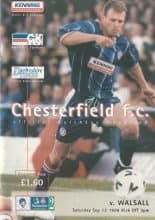 Chesterfield v Walsall 12-Sep-1998