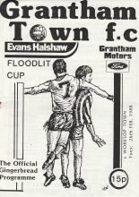 Grantham Town v Worksop Town 26-Feb-1988