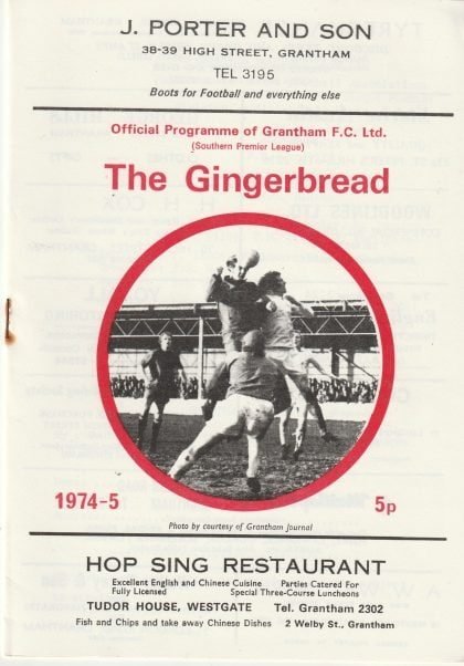 Grantham Town v Yeovil Town  12-Oct-1974