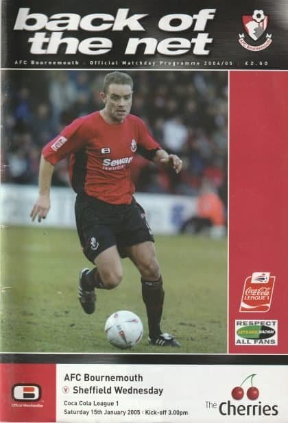 AFC Bournemouth v Sheffield Wednesday  15-Jan-2005