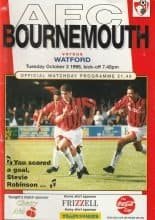 AFC Bournemouth v Watford  03-Oct-1995