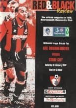 AFC Bournemouth v Stoke City 06-Feb-1999