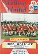 Welling United v Bromsgrove Rovers  14-Dec-1993