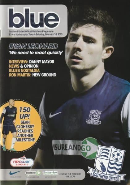 Southend United v Northampton Town  16-Feb-2013