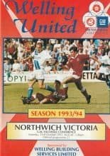 Welling United v Northwich Victoria   23-Oct-1993