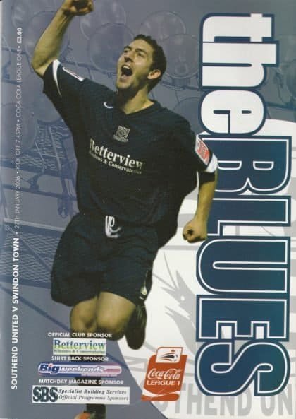 Southend United v Swindon Town  27-Jan-2006