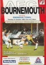 AFC Bournemouth v Swindon Town   31-Oct-1995