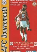 AFC Bournemouth v Walsall  17-Mar-1998