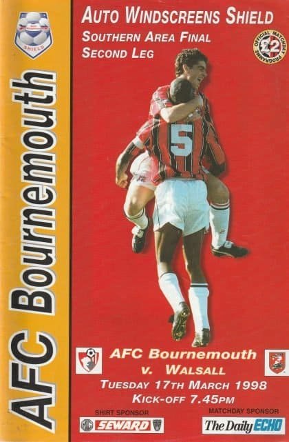 AFC Bournemouth v Walsall  17-Mar-1998