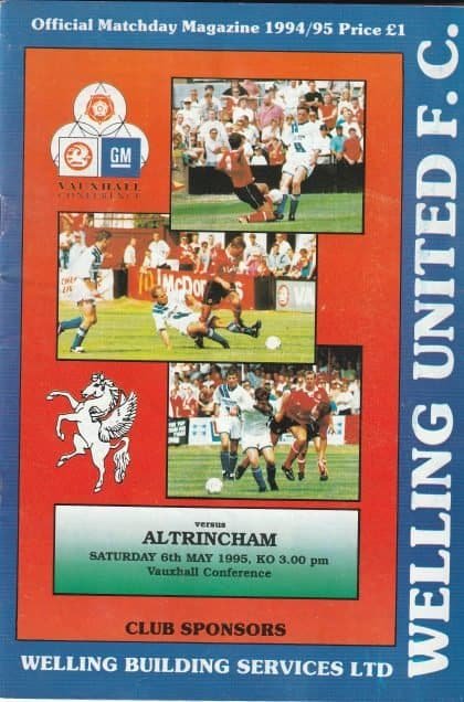 Welling United v Altrincham  06-May-1995