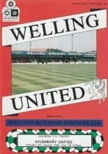 Welling United v Aylesbury United 09-Jan-1993