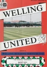 Welling United v Bath City 12-Dec-1992