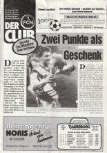 1FC Nürnberg v Bayer Uerdingen  10-Aug-1990