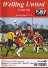 Welling United v Billericay Town  27-Nov-2012