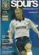 Tottenham Hotspur v Brentford  26-Sep-2000
