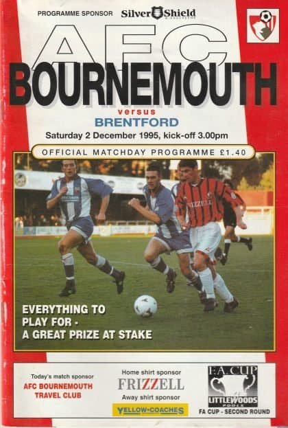 AFC Bournemouth v Brentford  02-Dec-1995