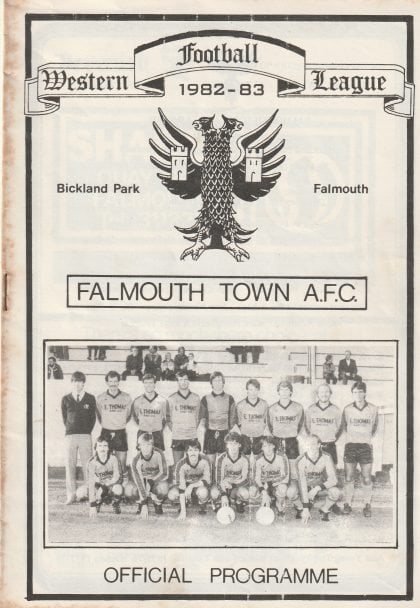 Falmouth Town v Bridport  29-Jan-1983