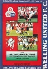 Welling United v Bromsgrove Rovers  11-Oct-1994
