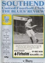 Southend United v Bury  20-Feb-1988