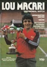 Manchester United v Glasgow Celtic 13-May-1984