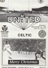 Dundee United v Glasgow Celtic 23-Dec-1985