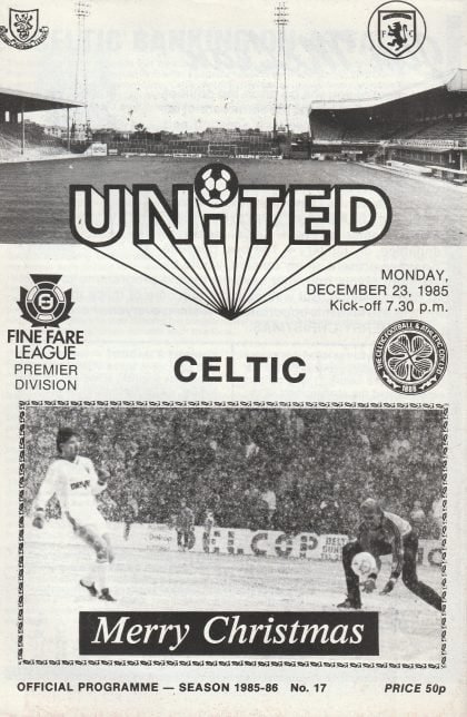 Dundee United v Glasgow Celtic 23-Dec-1985