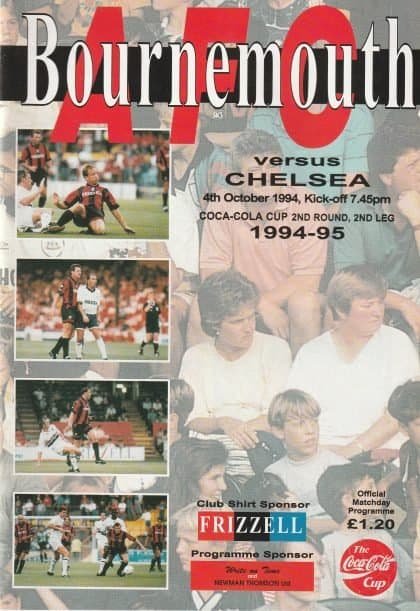AFC Bournemouth v Chelsea  04-Oct-1994
