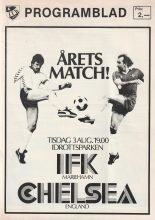 Mariehamn IFK v Chelsea  03-Aug-1982