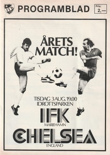 Mariehamn IFK v Chelsea  03-Aug-1982