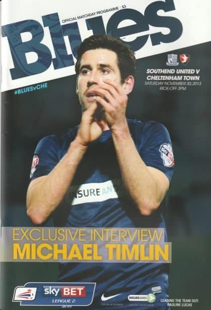 Southend United v Cheltenham Town  30-Nov-2013
