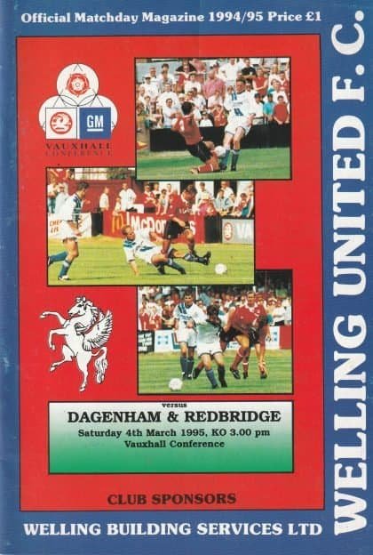 Welling United v Dagenham & Redbridge  04-Mar-1995