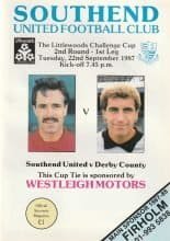 Southend United v Derby County 22-Sep-1987