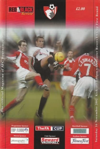 AFC Bournemouth v Doncaster Rovers 16-Nov-2002