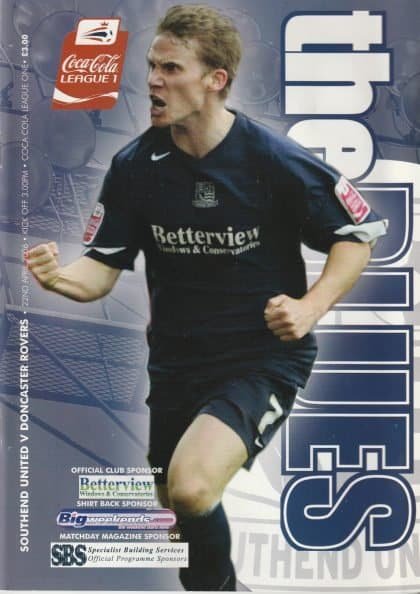 Southend United v Doncaster Rovers  22-Apr-2006