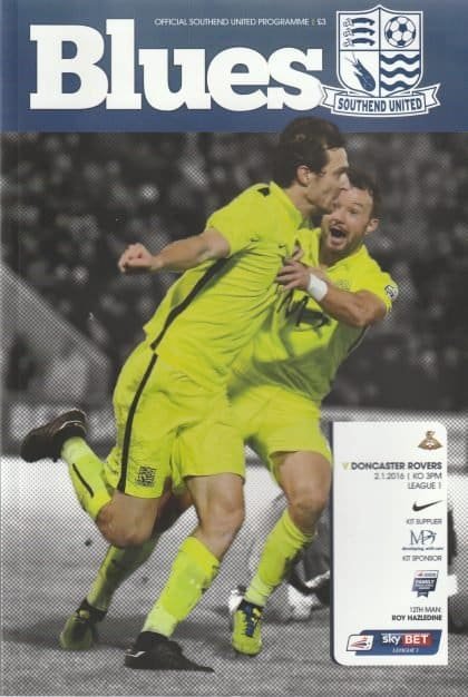 Southend United v Doncaster Rovers  02-Jan-2016
