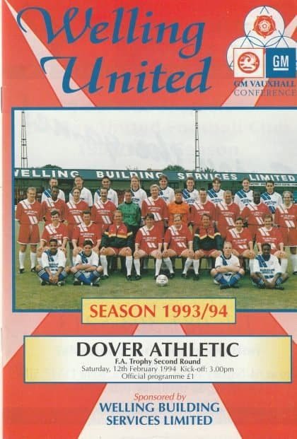 Welling United v Dover Athletic  12-Feb-1994