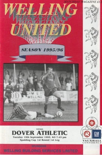 Welling United v Dover Athletic  19-Sep-1995