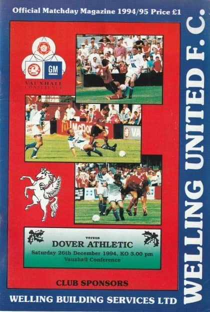 Welling United v Dover Athletic  26-Dec-1994