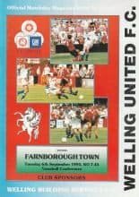 Welling United v Farnborough Town  06-Sep-1994