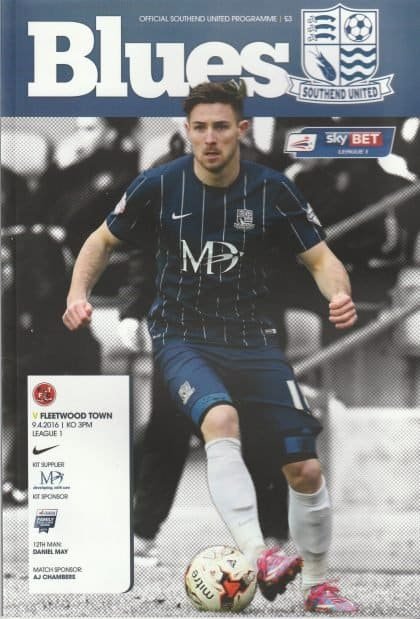 Southend United v Fleetwood Town   09-Apr-2016