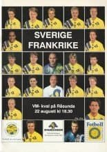 Sweden v France  22-Aug-1993