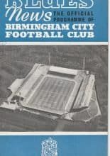 Birmingham City v Fulham 14-Jan-1961
