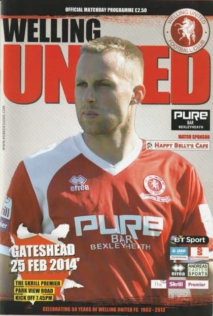 Welling United v Gateshead  25-Feb-2014
