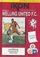 Welling United v Gateshead  26-Apr-1997