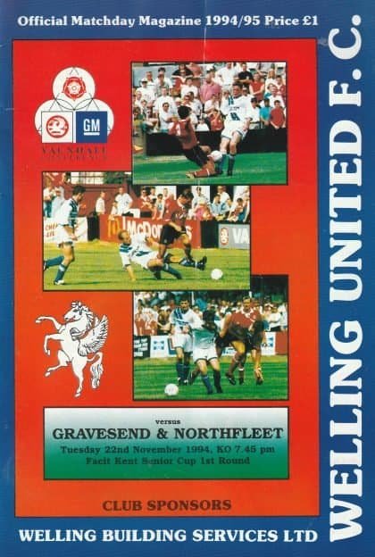 Welling United v Gravesend & Northfleet  22-Nov-1994