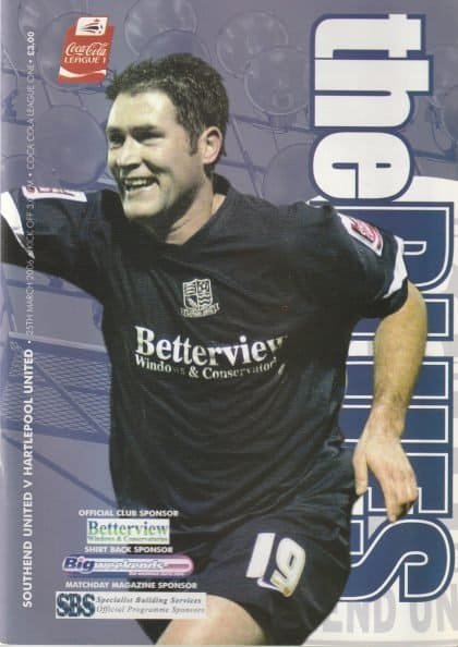 Southend United v Hartlepool United  25-Mar-2006