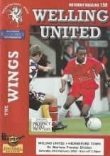 Welling United v Hednesford Town 23-Feb-2002