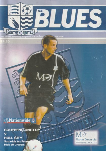 Southend United v Hull City 01-Feb-2003