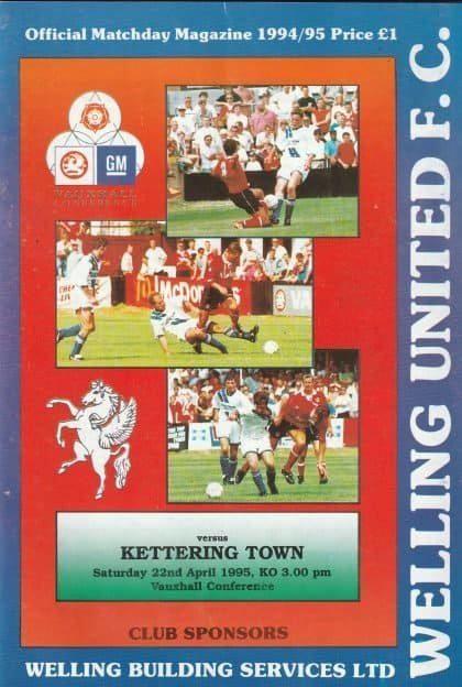 Welling United v Kettering Town  22-Apr-1995