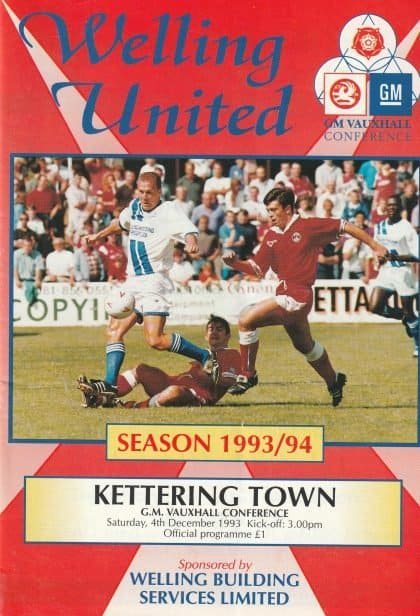 Welling United v Kettering Town 04-Dec-1993